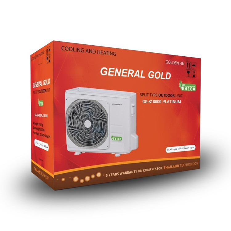 کولر گازی 24 هزار مدل جنرال گلد GG-S24000SUPER