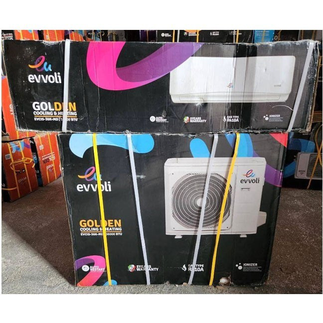 کولر گازی اسپلیت دیواری 36000 دور ثابت ایوولی مدل EVCIS _36k_MD1