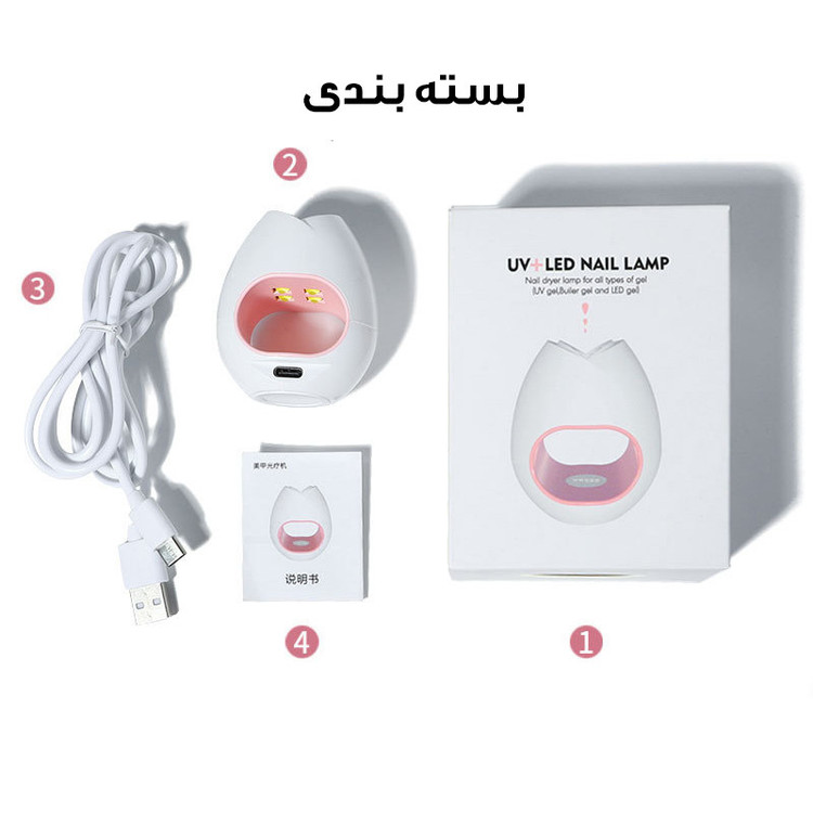 لاک خشک کن مدل انگشتی کد 16W-MINI