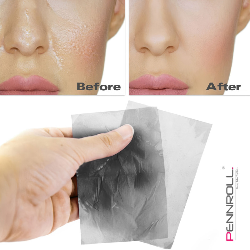 کاغذ جذب چربی پوست پنرول مدل PRD - Matte Touch بسته 100 عددی