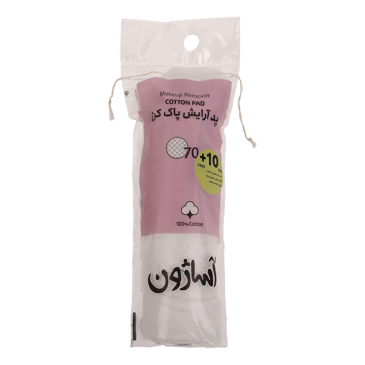 پد پاک کننده آرایش آساژون مدل 3245 بسته 80 عددی