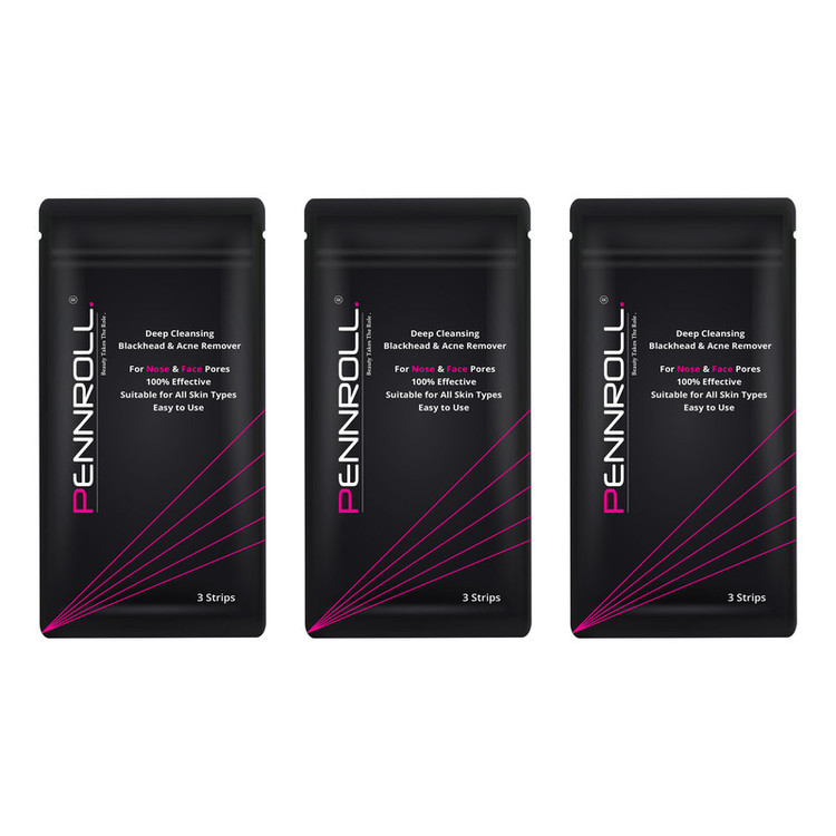 چسب پاک کننده بینی پنرول مدل PRD - Deep Blackhead Acne Cleanser مجموعه 9 عددی