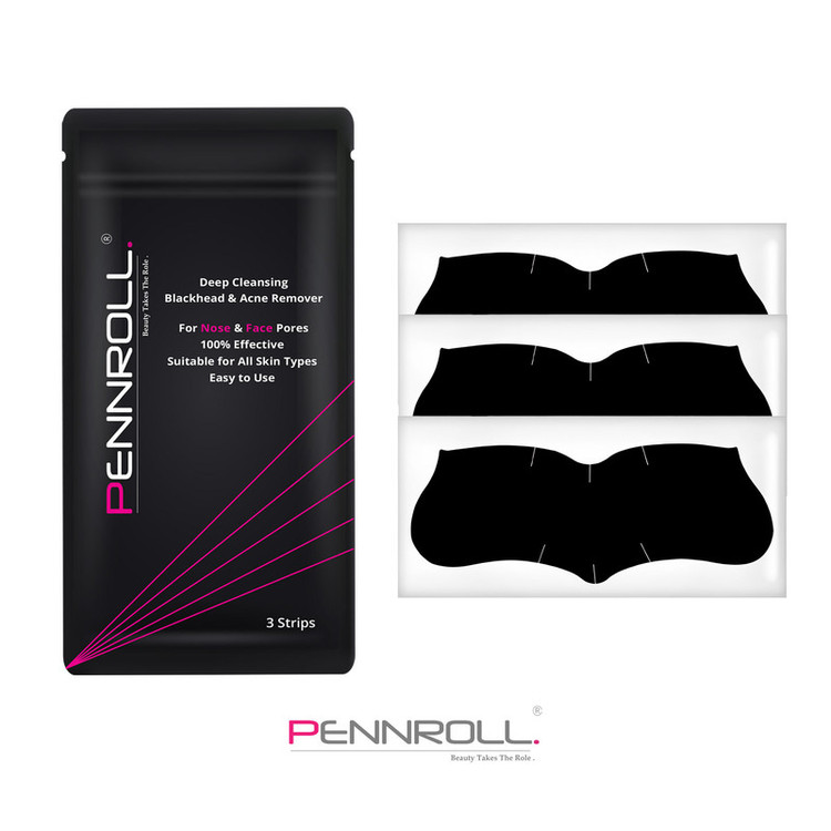 چسب پاک کننده بینی پنرول مدل PRD - Deep Blackhead Acne Cleanser مجموعه 9 عددی