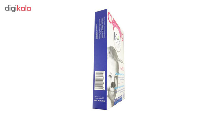 چسب پاک کننده بینی ویت مدل Charcoal بسته 6 عددی