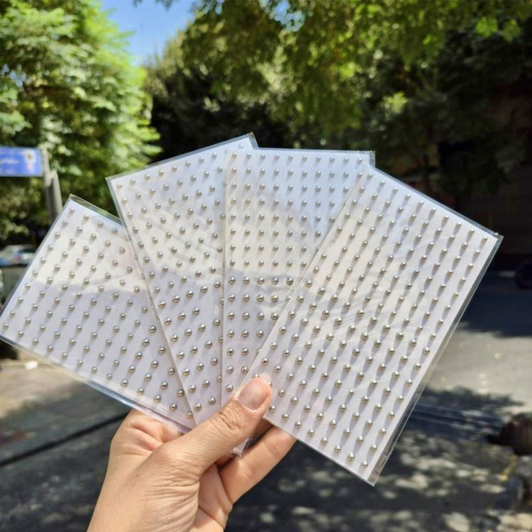 نگین صورت مدل پیرسینگ فیک چسبی بسته 160 عددی