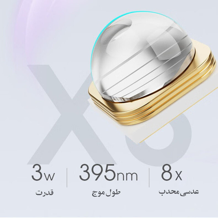 لاک خشک کن ووشنگ مدل شارژی چراغ قوه ای