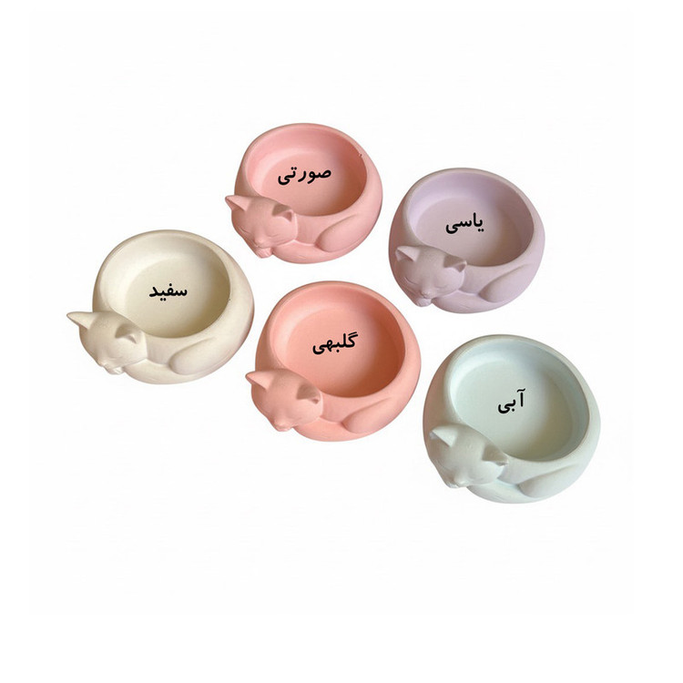 استند لوازم آرایشی مدل گربه خوابیده