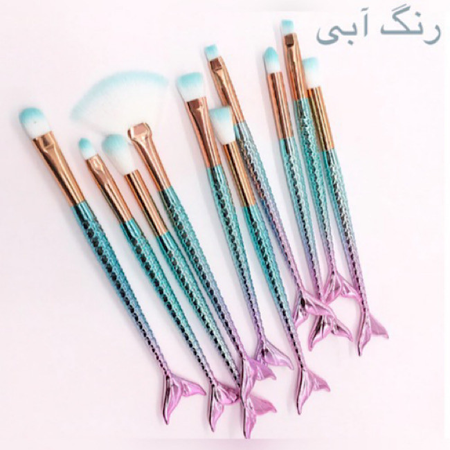 ست برس آرایشی کد 27 بسته ۱۰ عددی