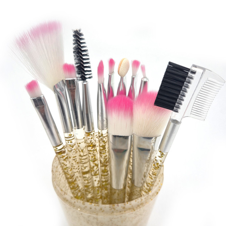 ست براش آرایشی مدل X-BEUTY بسته 12 عددی