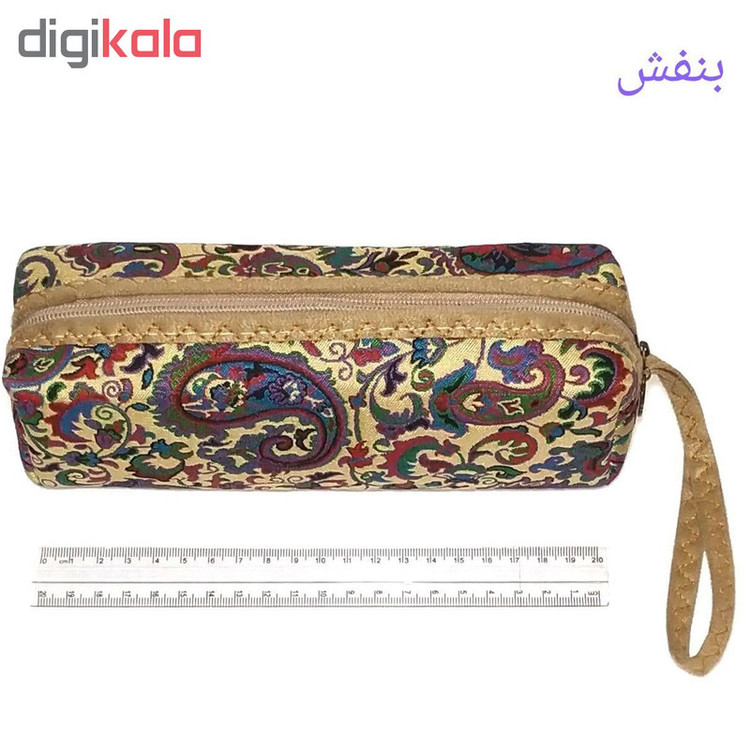 جامدادی و کیف لوازم آرایشی طرح ترمه کد bensin-01