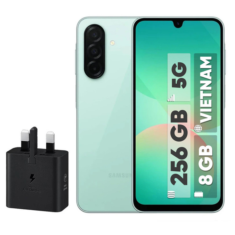 گوشی موبایل سامسونگ مدل Galaxy A26 دو سیم کارت ظرفیت 256 گیگابایت و رم 8 گیگابایت - ویتنام - به همراه شارژر 25 وات سامسونگ