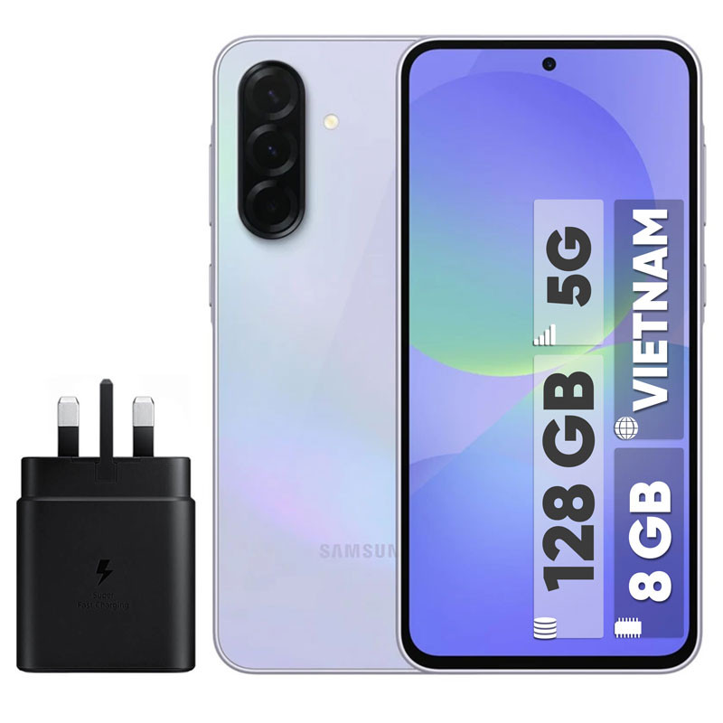 گوشی موبایل سامسونگ مدل Galaxy A36 دو سیم کارت ظرفیت 128 گیگابایت و رم 8 گیگابایت - ویتنام - به همراه شارژر 45 وات سامسونگ