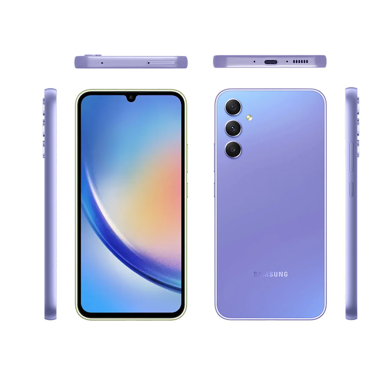 گوشی موبایل سامسونگ مدل Galaxy A34 5G دو سیم کارت ظرفیت 128 گیگابایت و رم 8 گیگابایت