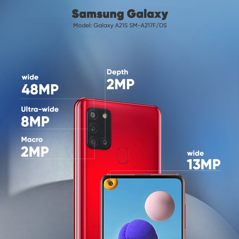 گوشی موبایل سامسونگ مدل Galaxy A21S SM-A217F/DS دو سیمکارت ظرفیت 64 گیگابایت و رم 4 گیگابایت