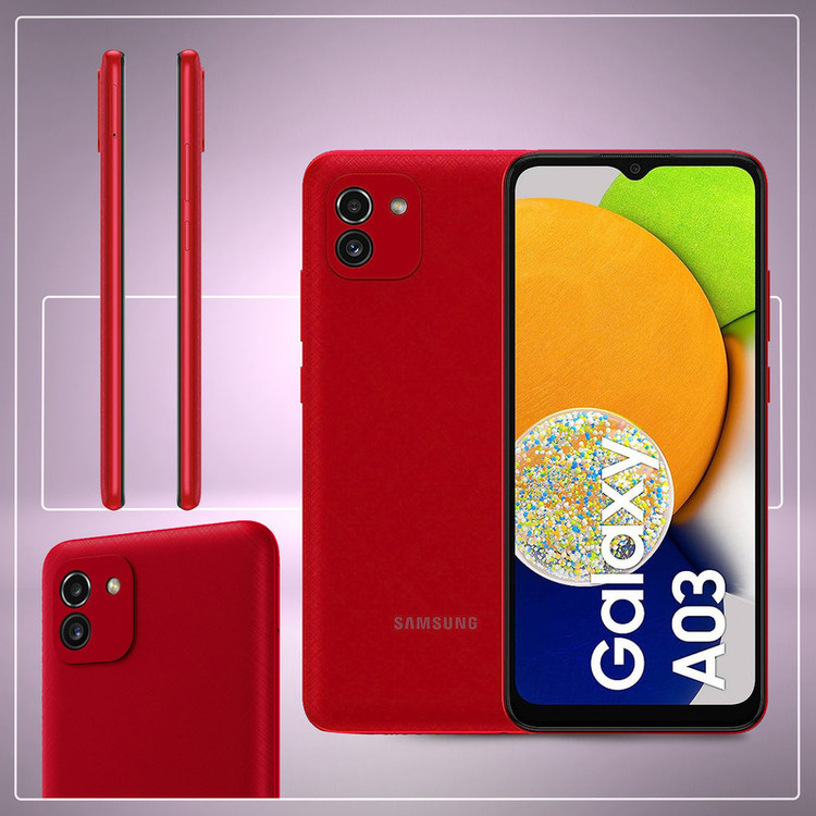 گوشی موبایل سامسونگ مدل Galaxy A03 SM-A035F/DS دو سیم کارت ظرفیت 32 گیگابایت و رم 3 گیگابایت