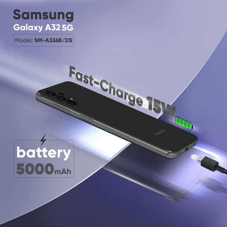 گوشی موبایل سامسونگ مدل Galaxy A32 5G SM-A326B/DS دو سیمکارت ظرفیت 128 گیگابایت و رم 6 گیگابایت