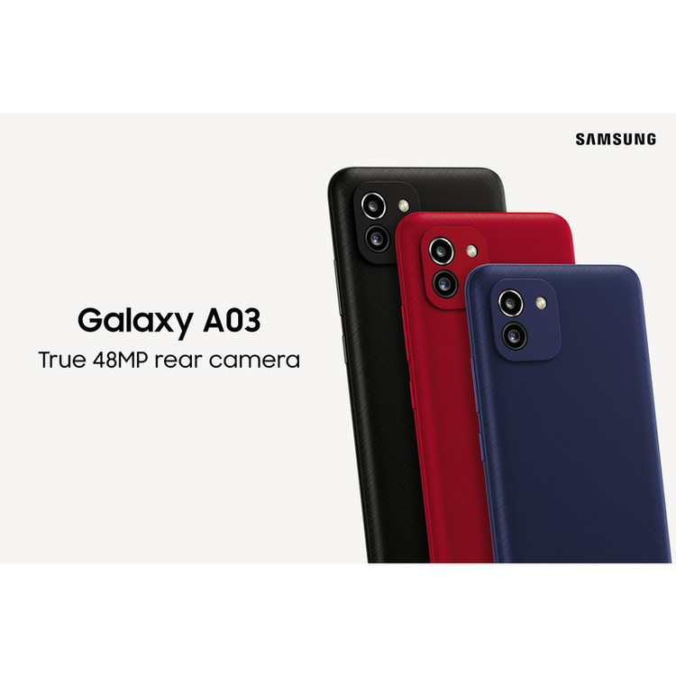 گوشی موبایل سامسونگ مدل Galaxy A03 SM-A035F/DS دو سیم کارت ظرفیت 64 گیگابایت و رم 4 گیگابایت