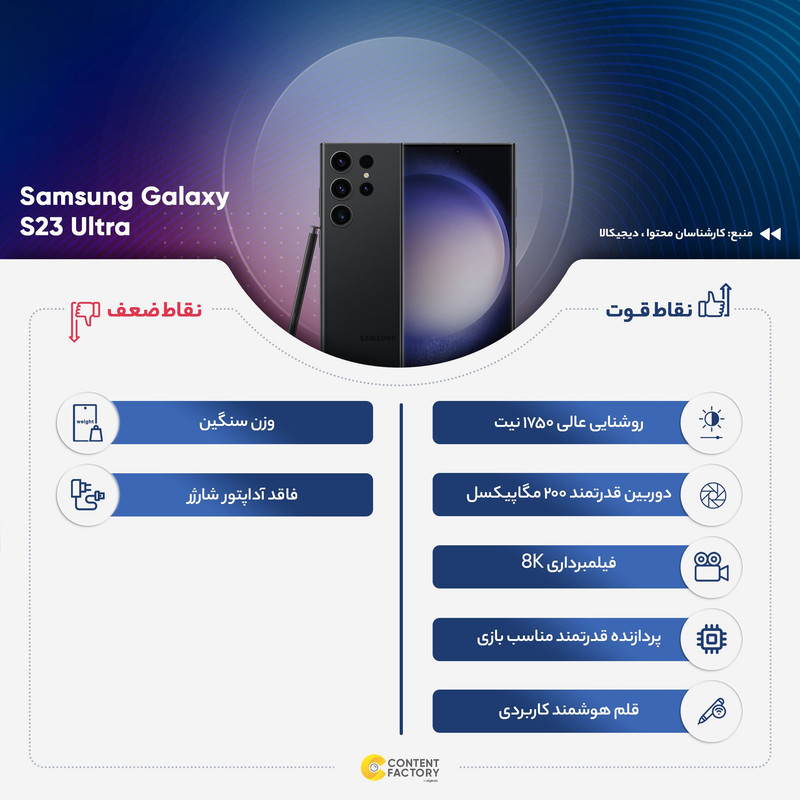 گوشی موبایل سامسونگ مدل Galaxy S23 Ultra دو سیم کارت ظرفیت 512 گیگابایت و رم 12 گیگابایت