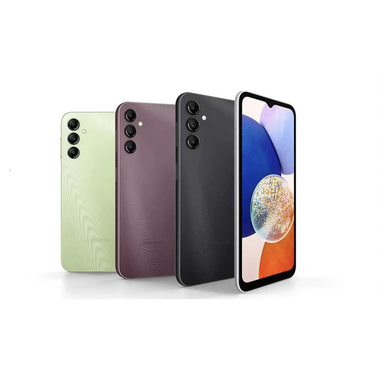 گوشی موبایل سامسونگ مدل Galaxy A14 دو سیم کارت ظرفیت 64 گیگابایت و رم 4 گیگابایت به همراه شارژر سامسونگ