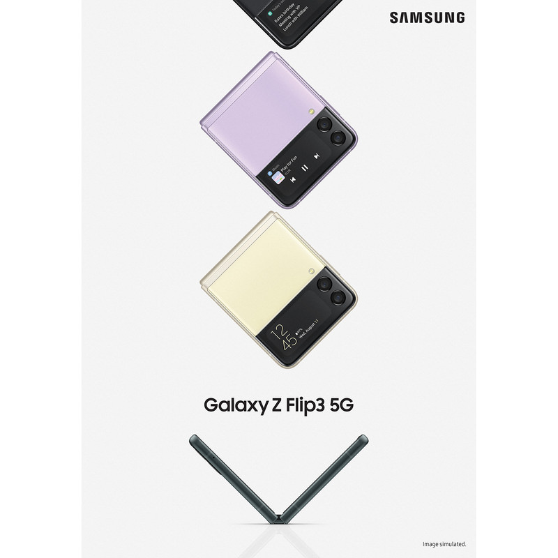 گوشی موبایل سامسونگ مدل Galaxy Z Flip3 5G ظرفیت 128 گیگابایت و رم 8 گیگابایت