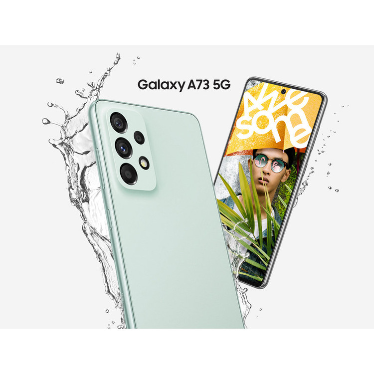 گوشی موبایل سامسونگ مدل Galaxy A73 5G دو سیم کارت ظرفیت 256 گیگابایت و رم 8 گیگابایت به همراه شارژر سامسونگ