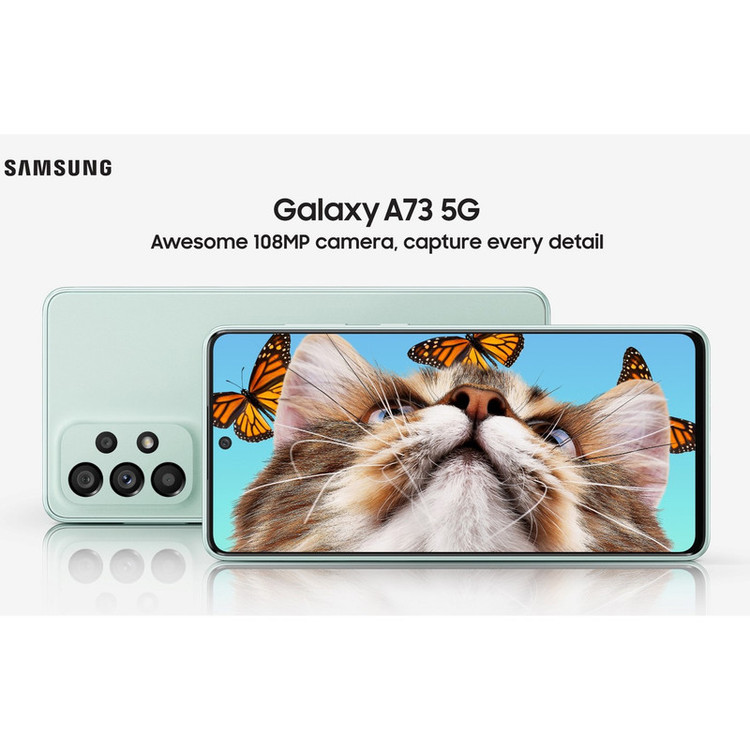 گوشی موبایل سامسونگ مدل Galaxy A73 5G دو سیم کارت ظرفیت 256 گیگابایت و رم 8 گیگابایت به همراه شارژر سامسونگ