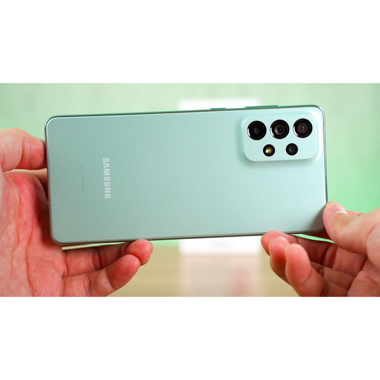 گوشی موبایل سامسونگ مدل Galaxy A73 5G دو سیم کارت ظرفیت 256 گیگابایت و رم 8 گیگابایت به همراه شارژر سامسونگ