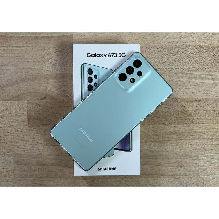 گوشی موبایل سامسونگ مدل Galaxy A73 5G دو سیم کارت ظرفیت 256 گیگابایت و رم 8 گیگابایت به همراه شارژر سامسونگ