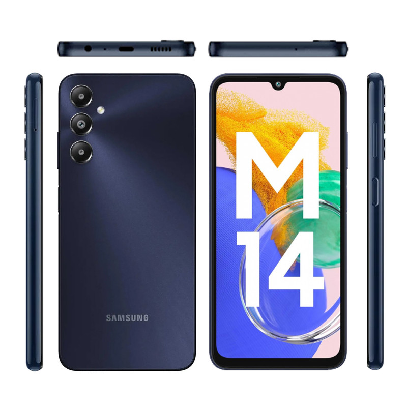 گوشی موبایل سامسونگ مدل Galaxy M14 4G دو سیم کارت ظرفیت 128 گیگابایت و رم 6 گیگابایت - اکتیو