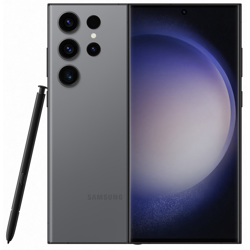 گوشی موبایل سامسونگ مدل Galaxy S23 Ultra دو سیم کارت ظرفیت 256 گیگابایت و رم 12 گیگابایت به همراه شارژر 45 وات سامسونگ - ویتنام