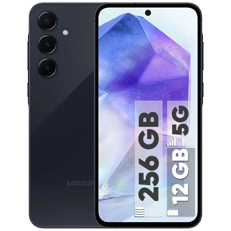 گوشی موبایل سامسونگ مدل Galaxy A55 دو سیم کارت ظرفیت 256 گیگابایت و رم 12 گیگابایت - اکتیو