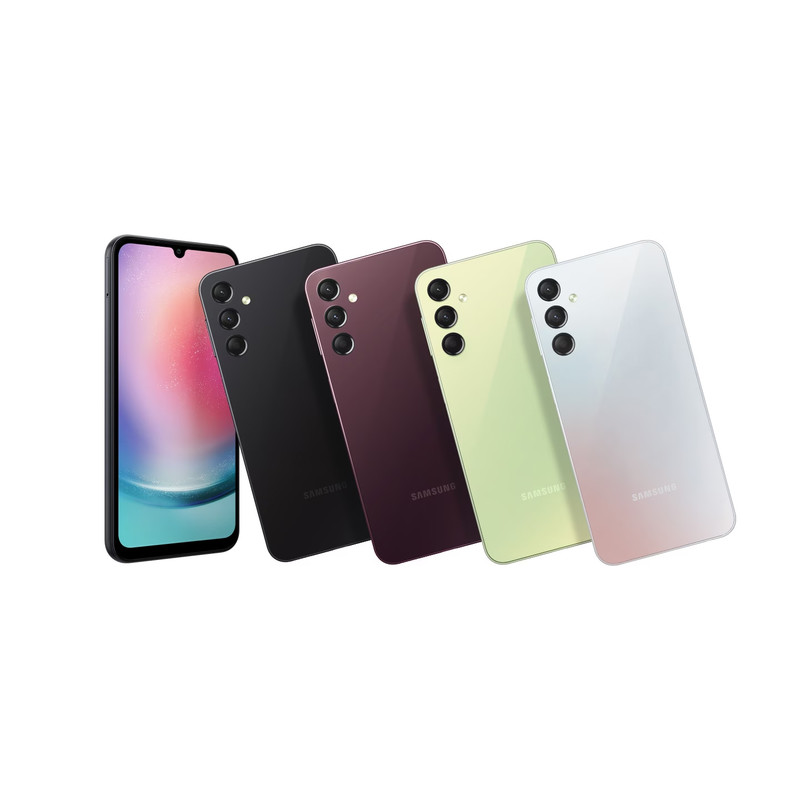 گوشی موبایل سامسونگ مدل Galaxy A24 4G دو سیم کارت ظرفیت 128 گیگابایت و رم 8 گیگابایت به همراه شارژر سامسونگ - ویتنام