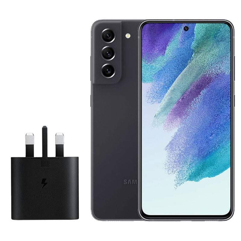گوشی موبایل سامسونگ مدل Galaxy S21 FE 5G دو سیم کارت ظرفیت 256 گیگابایت و رم 8 گیگابایت نسخه اسنپدراگون - اکتیو - به همراه شارژر 25 وات