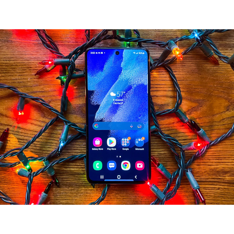 گوشی موبایل سامسونگ مدل Galaxy S21 FE 5G دو سیم کارت ظرفیت 256 گیگابایت و رم 8 گیگابایت نسخه اسنپدراگون - اکتیو - به همراه شارژر 25 وات