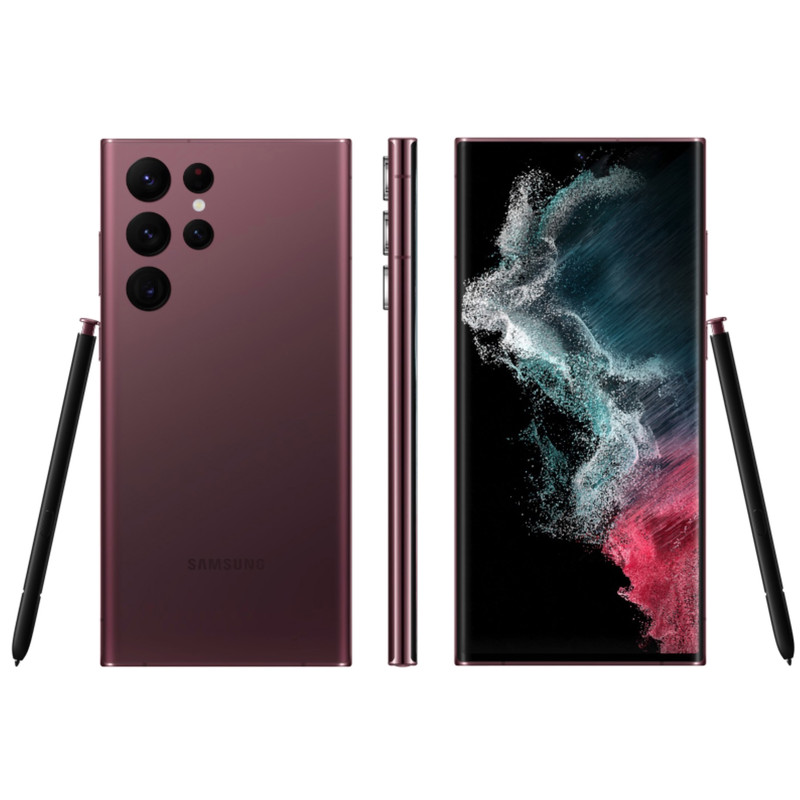 گوشی موبایل سامسونگ مدل Galaxy S22 Ultra 5G دو سیم کارت ظرفیت 512 گیگابایت و رم 12 گیگابایت نسخه اسنپدراگون به همراه شارژر سامسونگ
