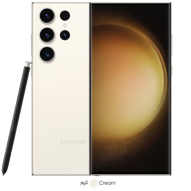 گوشی موبایل سامسونگ مدل Galaxy S23 Ultra دو سیم کارت ظرفیت 256 گیگابایت و رم 12 گیگابایت به همراه شارژر 25 وات سامسونگ - ویتنام