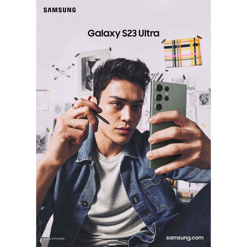 گوشی موبایل سامسونگ مدل Galaxy S23 Ultra دو سیم کارت ظرفیت 256 گیگابایت و رم 12 گیگابایت به همراه شارژر 25 وات سامسونگ - ویتنام