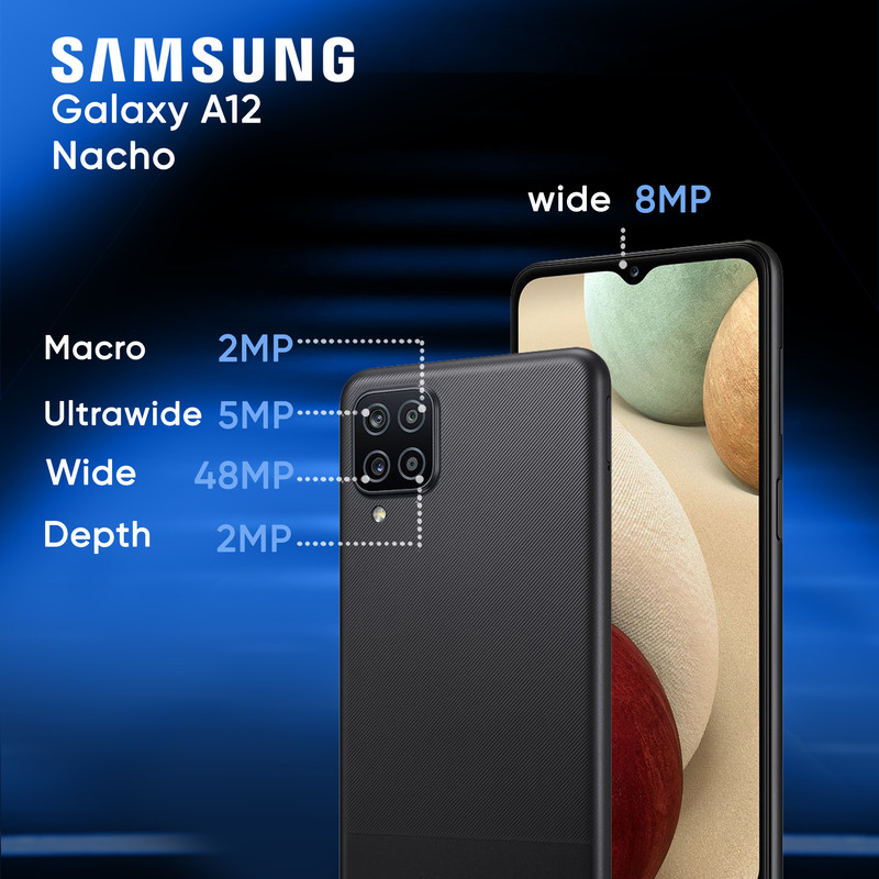 گوشی موبایل سامسونگ مدل Galaxy A12 Nacho SM-A127F/DS دو سیم کارت ظرفیت 128 گیگابایت و رم 6 گیگابایت