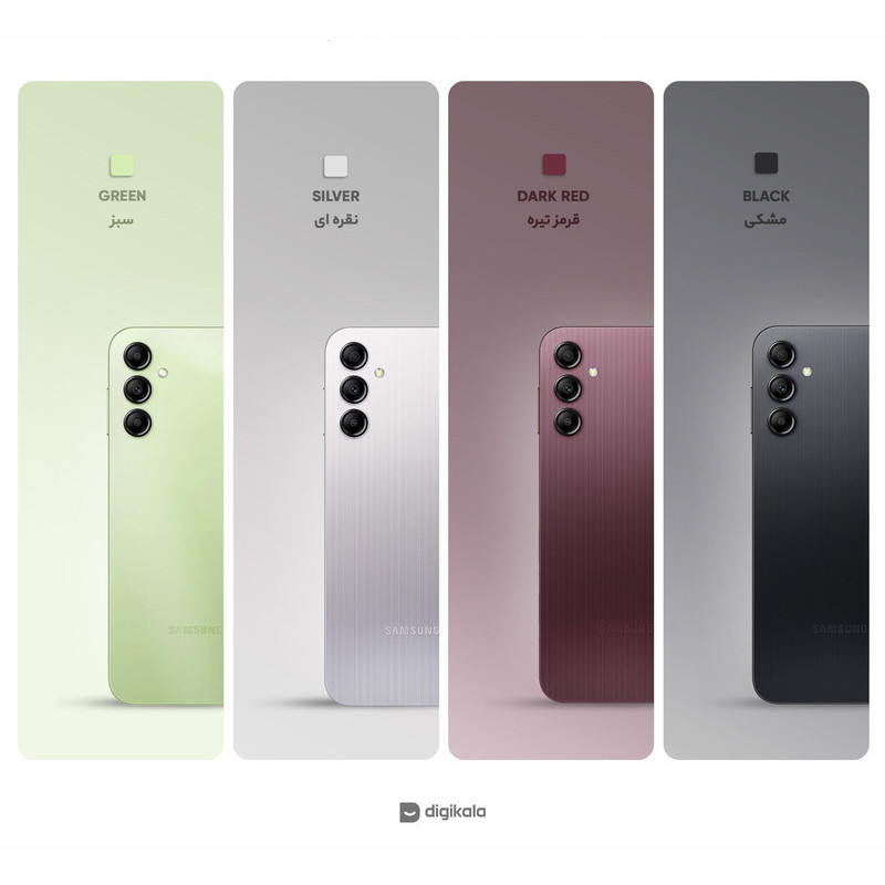 گوشی موبایل سامسونگ مدل Galaxy A14 دو سیم کارت ظرفیت 128 گیگابایت و رم 6 گیگابایت به همراه شارژر سامسونگ - ویتنام