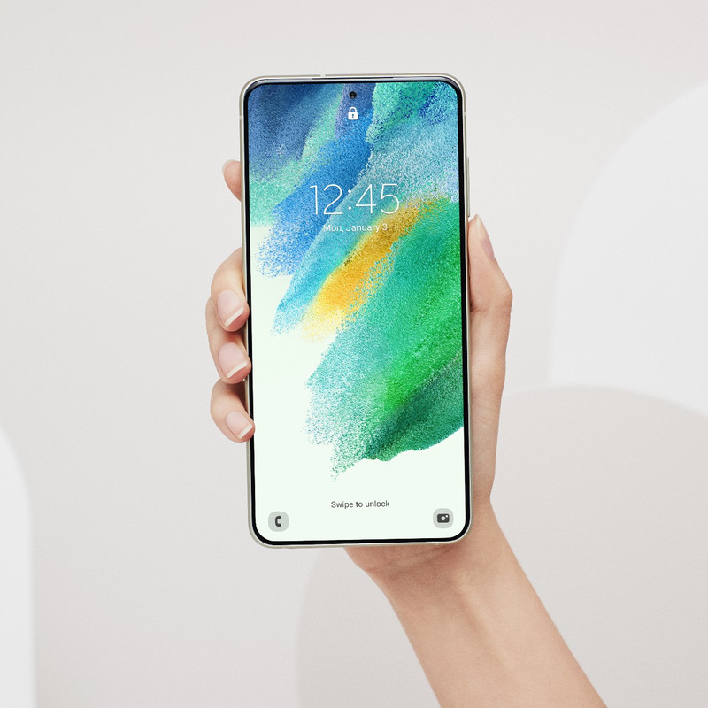 گوشی موبایل سامسونگ مدل Galaxy S21 FE 5G دو سیم کارت ظرفیت 256 گیگابایت و رم 8 گیگابایت به همراه شارژر سامسونگ