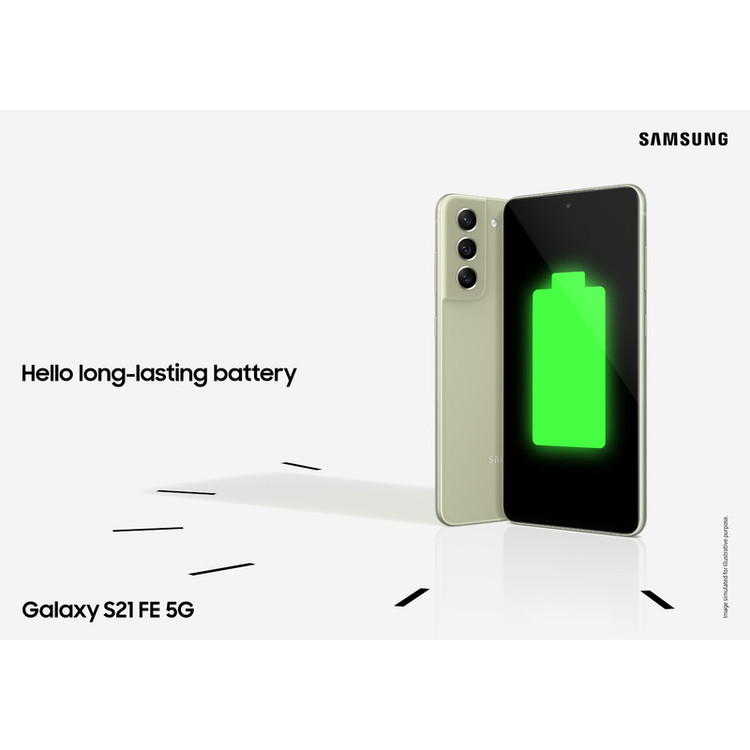 گوشی موبایل سامسونگ مدل Galaxy S21 FE 5G دو سیم کارت ظرفیت 256 گیگابایت و رم 8 گیگابایت به همراه شارژر سامسونگ