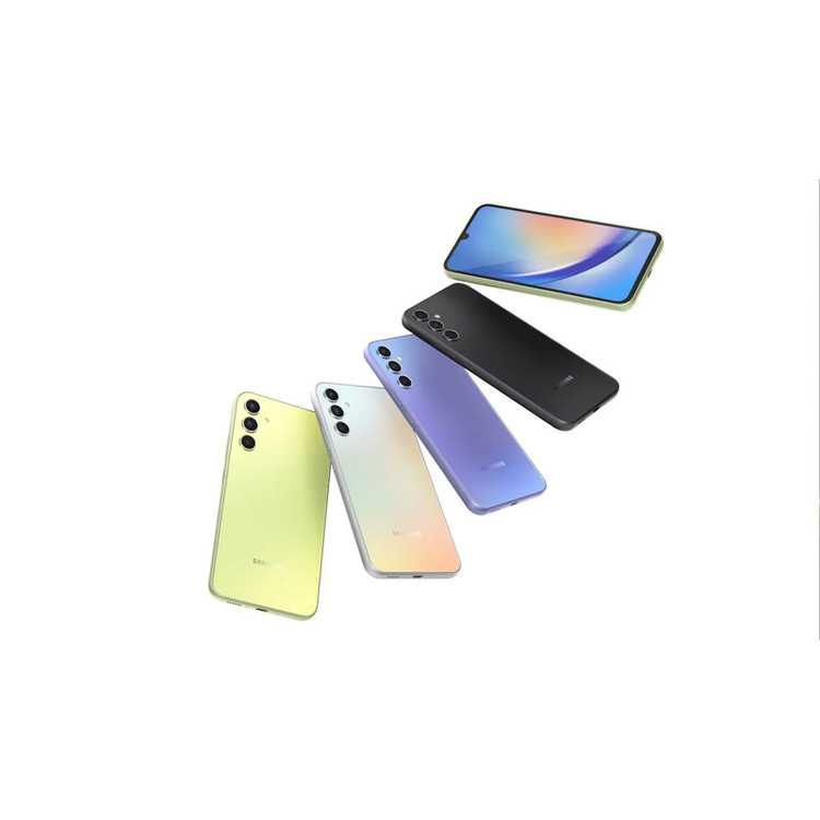 گوشی موبایل سامسونگ مدل Galaxy A34 5G دو سیم کارت ظرفیت 128 گیگابایت و رم 8 گیگابایت به همراه شارژر 25وات سامسونگ