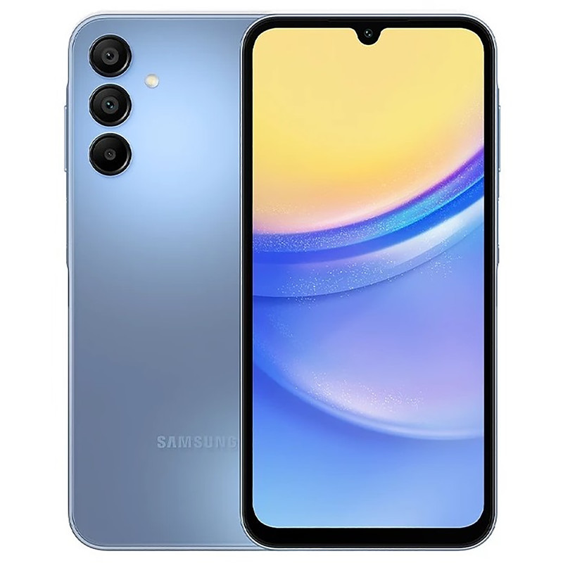 گوشی موبایل سامسونگ مدل Galaxy A15 دو سیم کارت ظرفیت 128 گیگابایت و رم 6 گیگابایت به همراه شارژر 15 وات سامسونگ - ویتنام