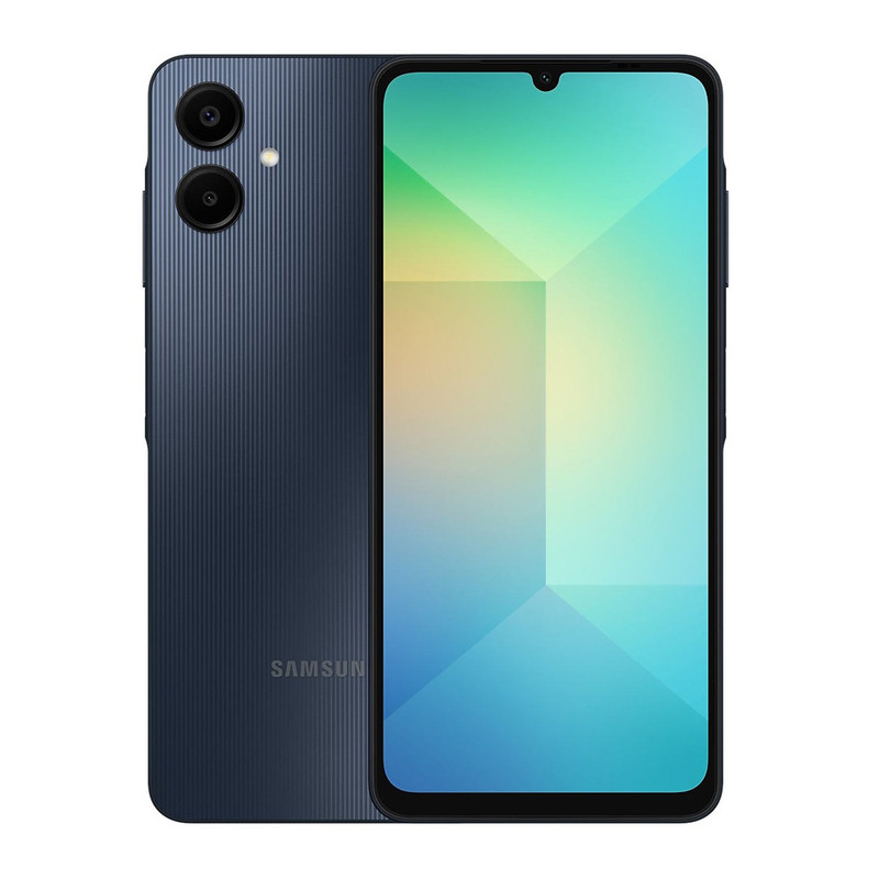 گوشی سامسونگ Galaxy A06 4G دو سیم کارت 64 گیگابایت و رم 4 گیگابایت به همراه گوشی سامسونگ Galaxy A06 4G دو سیم کارت ظرفیت 128 گیگابایت و رم 4 گیگابایت و گوشی سامسونگ Galaxy A06 4G دو سیم کارت 128 گیگابایت و رم 6 گیگابایت