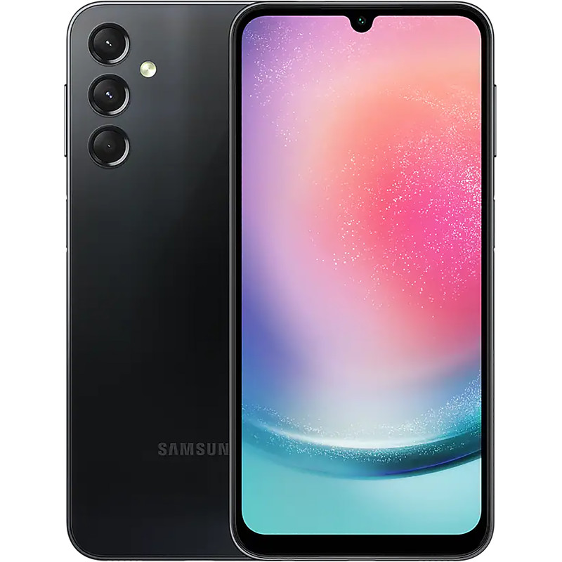 گوشی موبایل سامسونگ مدل Galaxy A24 4G دو سیم کارت ظرفیت 128 گیگابایت و رم 4 گیگابایت به همراه شارژر 25وات سامسونگ