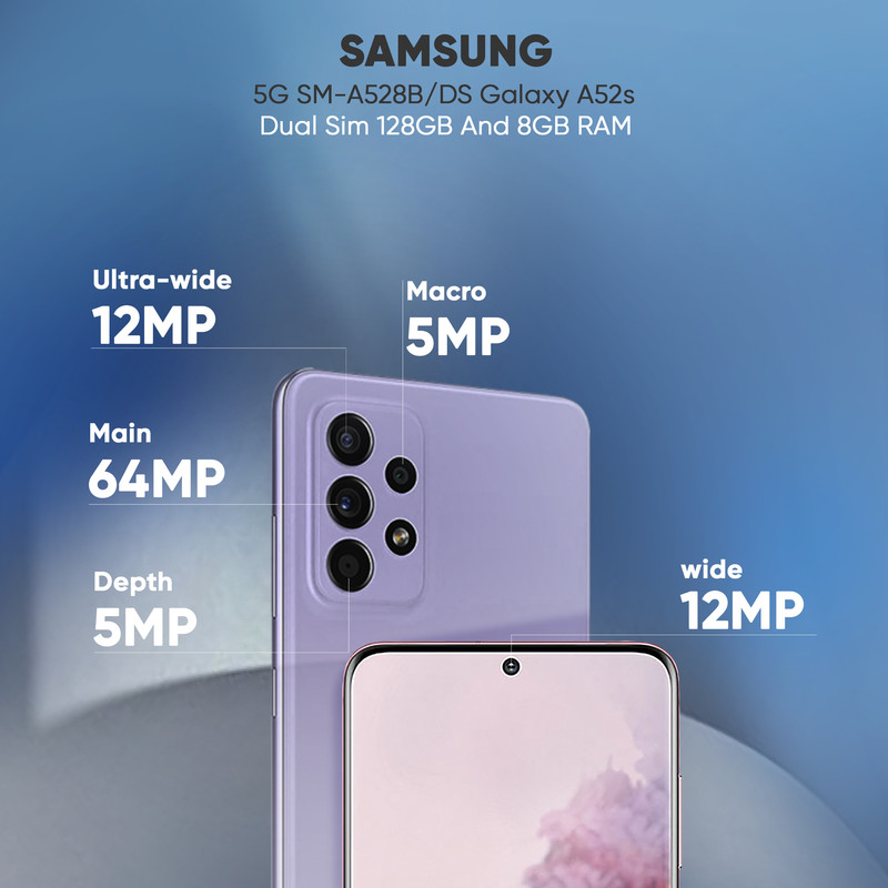 گوشی موبایل سامسونگ مدل Galaxy A52s 5G دو سیم کارت ظرفیت 128 گیگابایت و رم 8 گیگابایت - ویتنام