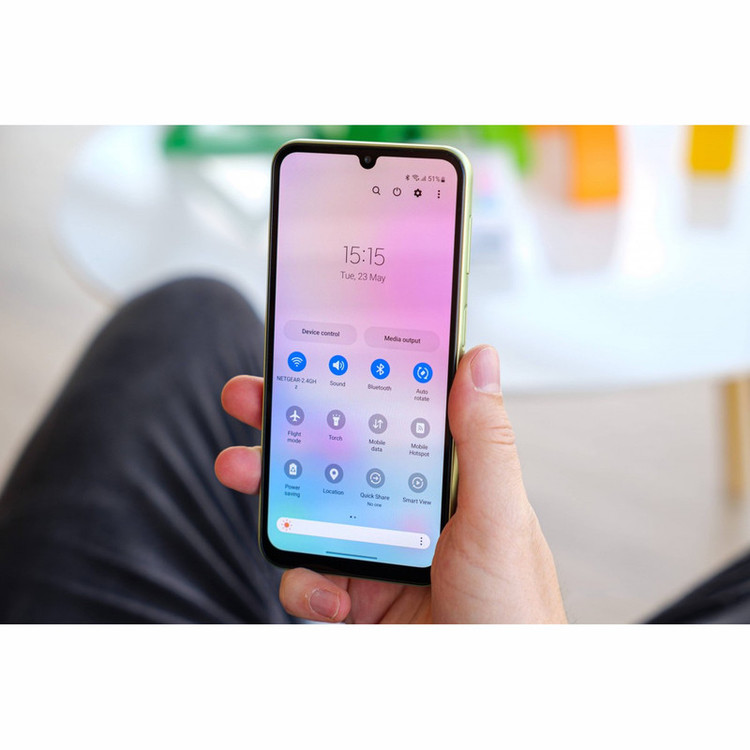 گوشی موبایل سامسونگ مدل Galaxy A24 4G دو سیم کارت ظرفیت 128 گیگابایت و رم 6 گیگابایت به همراه شارژر 25وات سامسونگ - ویتنام
