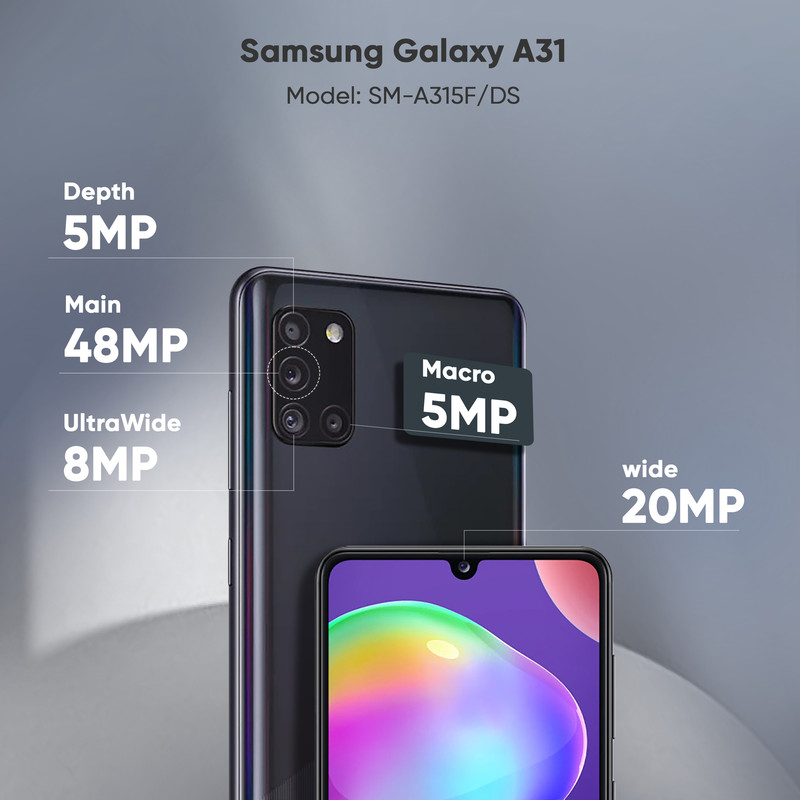 گوشی موبایل سامسونگ مدل Galaxy A31 SM-A315F/DS دو سیم کارت ظرفیت 128 گیگابایت