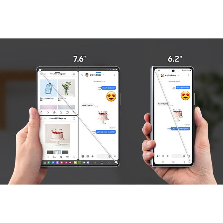 گوشی موبایل سامسونگ مدل Galaxy Z Fold5 دو سیم کارت ظرفیت 1 ترابایت و رم 12 گیگابایت - ویتنام