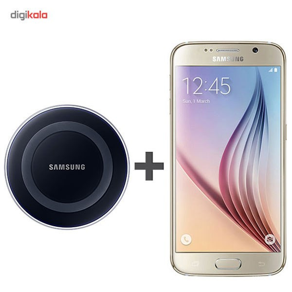 گوشی موبایل سامسونگ مدل Galaxy S6 SM-G920FD - ظرفیت 64 گیگابایت به همراه شارژ بیسیم